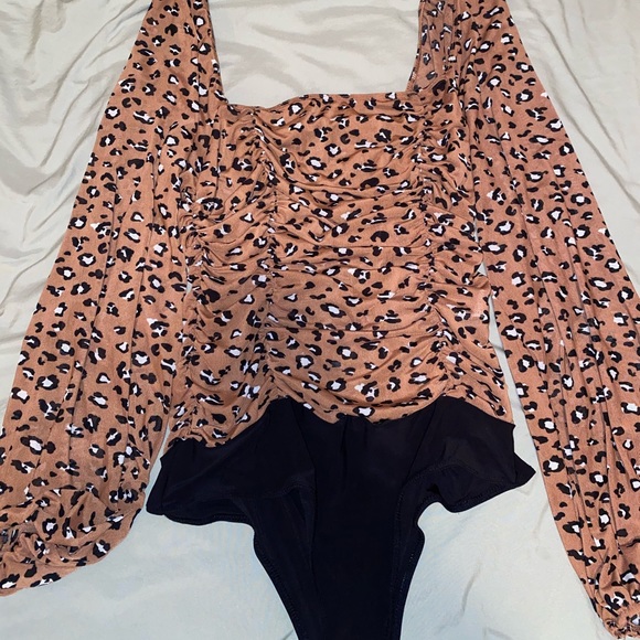 Forever 21 Leopard Bodysuit - Picture 2 of 2
